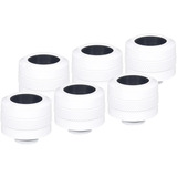 Alphacool Raccordo Eiszapfen PRO 16mm HardTube G1/4 - Bianco, Connessione bianco