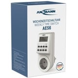 Ansmann Timer settimanale AES6 bianco