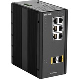 D-Link DIS‑300G‑8PSW Gestito L2 Gigabit Ethernet (10/100/1000) Supporto Power over Ethernet (PoE) Nero, Interruttore Gestito, L2, Gigabit Ethernet (10/100/1000), Full duplex, Supporto Power over Ethernet (PoE), Montabile a parete