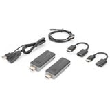 Digitus Click & Present Mini - Wireless DS-55319, Estensione HDMI Nero/Argento