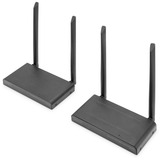 Digitus Set extender KVM HDMI wireless 4K, Estensione HDMI Nero