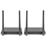 Digitus Set extender KVM HDMI wireless 4K, Estensione HDMI Nero
