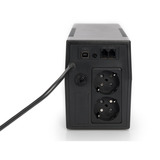 Digitus UPS line-interactive, 600 VA/360 Watt Nero