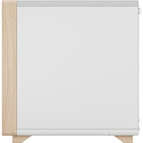 Fractal Design Summit Chalk White TG Clear Tint, Chassis Tower bianco/legno