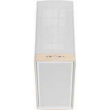 Fractal Design Summit Chalk White TG Clear Tint, Chassis Tower bianco/legno