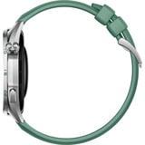 Huawei WATCH GT6, Cassa 46mm in acciaio inossidabile e cinturino verde. Compatibile con iOS e Android. Fino a 21 giorni di autonomia., Smartwatch argento, Cassa 46mm in acciaio inossidabile e cinturino verde. Compatibile con iOS e Android. Fino a 21 giorni di autonomia., 3,73 cm (1.47"), AMOLED, Touch screen, 64 GB, GPS (satellitare), 51 g
