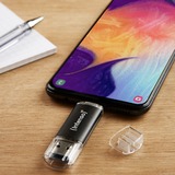 Intenso 3539491 unità flash USB 128 GB USB Type-A / USB Type-C 3.2 Gen 1 (3.1 Gen 1) Antracite, Chiavetta USB antracite/trasparente, 128 GB, USB Type-A / USB Type-C, 3.2 Gen 1 (3.1 Gen 1), 70 MB/s, Cuffia, Antracite