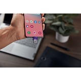 Kingston DataTraveler 256GB microDuo 3C 200MB/s dual USB-A + USB-C, Chiavetta USB viola/trasparente, 256 GB, USB Type-A / USB Type-C, 3.2 Gen 1 (3.1 Gen 1), 200 MB/s, Altro, Acciaio inox, Viola