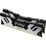 Kingston FURY FURY 32GB 8000MT/s DDR5 CL38 DIMM (Kit da 2) Renegade Silver XMP, Memoria Nero, 32 GB, 2 x 16 GB, DDR5, 288-pin DIMM