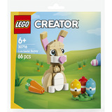 LEGO Creator Coniglietto di Pasqua carino, Giochi di costruzione Set da costruzione, 6 anno/i, Plastica, 66 pz, 43 g