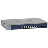 Netgear MS510TXM switch di rete Gestito L2/L3/L4 10G Ethernet (100/1000/10000) Grigio, Blu, Interruttore grigio, Gestito, L2/L3/L4, 10G Ethernet (100/1000/10000), Full duplex, Montaggio rack