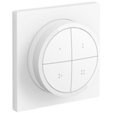 Philips Hue Tap dial switch, Pulsante bianco, Philips Tap dial switch, Wireless, Bianco, Indipendente/a parete, IP20, Plastica, IP20
