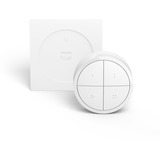 Philips Hue Tap dial switch, Pulsante bianco, Philips Tap dial switch, Wireless, Bianco, Indipendente/a parete, IP20, Plastica, IP20