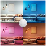 Philips Hue Tap dial switch, Pulsante bianco, Philips Tap dial switch, Wireless, Bianco, Indipendente/a parete, IP20, Plastica, IP20
