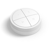 Philips Hue Tap dial switch, Pulsante bianco, Philips Tap dial switch, Wireless, Bianco, Indipendente/a parete, IP20, Plastica, IP20