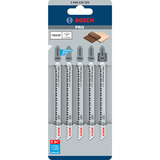 Bosch 2 608 636 229 lama per sega a gattuccio, sega a traforo e sega universale In legno duro, Pannello laminato, Legno dolce, 3 mm