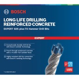 Bosch Expert Punta per martelli SDS plus-7X, Trapano Martello perforatore, Hammer drill bit, 1,2 cm, 215 mm, Cemento, Pietra, 15 cm