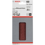 Bosch Foglio abrasivo C430 Expert per legno e vernice, 80x133mm, K60 