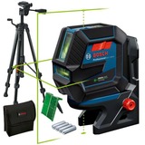Bosch GCL 2-50 G Professional Livella lineare/puntiforme 15 m, Attraversare la linea laser blu/Nero, 15 m, 0,3 mm/m, 4°, 50 m, 4 s, Verde