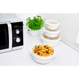 Emsa 459061200 recipiente per cibo Bianco 3 pz, Casella bianco, Bianco, Germania, 190 mm, 200 mm, 250 mm, 370 g