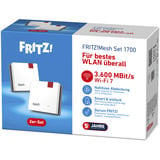 FRITZ! Set 1700 confezione da 2, Ripetitore bianco/grigio