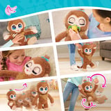 Just Play Peanut the playfull Monkey, Peluche animali Bambino/Bambina, 4 anno/i
