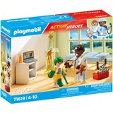 PLAYMOBIL Action Heroes Pediatra con Orsetto, Giochi di costruzione 
