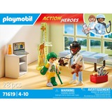 PLAYMOBIL Action Heroes Pediatra con Orsetto, Giochi di costruzione 