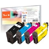Peach PI200-558 cartuccia d'inchiostro 4 pz Compatibile Resa elevata (XL) Nero, Ciano, Magenta, Giallo Resa elevata (XL), Nero, Ciano, Magenta, Giallo, 20 ml, 14 ml, 4 pz, Confezione multipla