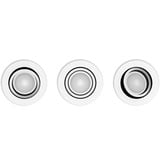 Philips Hue Faretto da incasso White & Color Ambiance Centura confezione da 3, Luce LED bianco
