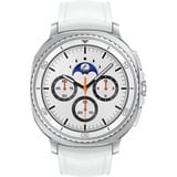 Samsung Galaxy Watch 8 Classic 3,3 cm (1.3") AMOLED 46 mm Digitale 438 x 438 Pixel Touch screen Argento Wi-Fi GPS (satellitare), Smartwatch bianco, 3,3 cm (1.3"), AMOLED, Touch screen, 64 GB, GPS (satellitare), 63,5 g