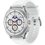 Samsung Galaxy Watch 8 Classic 3,3 cm (1.3") AMOLED 46 mm Digitale 438 x 438 Pixel Touch screen Argento Wi-Fi GPS (satellitare), Smartwatch bianco, 3,3 cm (1.3"), AMOLED, Touch screen, 64 GB, GPS (satellitare), 63,5 g