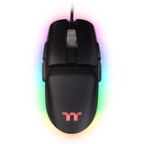 Thermaltake Argent M5 RGB mouse Ambidestro USB tipo A Ottico 16000 DPI, Mouse da gioco Nero, Ambidestro, Ottico, USB tipo A, 16000 DPI, Nero