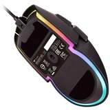 Thermaltake Argent M5 RGB mouse Ambidestro USB tipo A Ottico 16000 DPI, Mouse da gioco Nero, Ambidestro, Ottico, USB tipo A, 16000 DPI, Nero