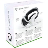 Turtle Beach Stealth 600 Bianco Xbox Cuffie da Gioco Wireless con 80 ora Batteria, Altoparlanti da 50mm e Bluetooth per Xbox Series X o S, Xbox One e PC, Cuffia da gioco bianco, Altoparlanti da 50mm e Bluetooth per Xbox Series X o S, Xbox One e PC, Wireless, 20 - 20000 Hz, Gaming, 320 g, Auricolare, Bianco