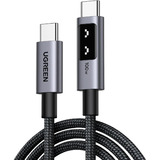 UGREEN Uno Cavo USB-C a USB-C (100W) Nero/grigio