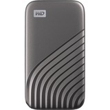 WD My Passport 2000 GB Grigio, Disco a stato solido grigio, 2000 GB, USB tipo-C, 3.2 Gen 2 (3.1 Gen 2), 1050 MB/s, Protezione della password, Grigio