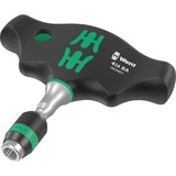 Wera Porta punte a impugnatura trasversale con funzione a cricchetto, Cacciavite Nero/Verde