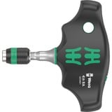 Wera Porta punte a impugnatura trasversale con funzione a cricchetto, Cacciavite Nero/Verde