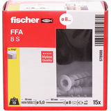 fischer Tassello per calcestruzzo cellulare FFA 8 S grigio chiaro