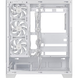 ASUS A31 Plus TG ARGB WHITE Midi Tower Bianco, Chassis Tower bianco, Midi Tower, PC, Bianco, ATX, micro ATX, Mini-ITX, Metallo, Gaming