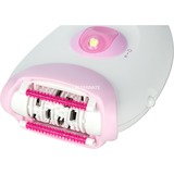Braun Silk-épil 3 Epilatore Elettrico Donna , Epilatore Con Cavo Per Epilazione, Pelle Liscia Per Settimane, 3-031, Rosa bianco/Viola, Epilatore Con Cavo Per Epilazione, Pelle Liscia Per Settimane, 3-031, Rosa, Rosa, Bianco, 20 pinzette, SoftLift, AC, Germania