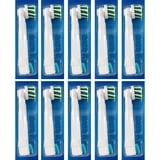 Testine di ricambio Oral-B Pro CrossAction, confezione da 10, Testina