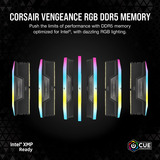 Corsair CMH32GX5M2D6000Z38, Memoria Nero
