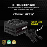 Corsair RM1000e Ricondizionato, Alimentatore PC Nero
