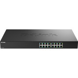 D-Link Switch non gestito Multi-Gigabit 2.5G a 16 porte, Interruttore Nero, Non gestito, L2+, 2.5G Ethernet (100/1000/2500)