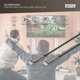 Digitus Cavo in fibra ottica ibrido HDMI AOC, UHD 4K Nero
