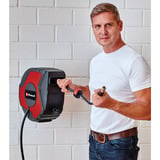 EINHELL Avvolgitubo pneumatico automatico TC-PH 150 Nero/Rosso