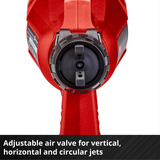 EINHELL Sistema di spruzzatura vernice a batteria Power X-Change TC-SY 18/60 Li-Solo, 18 Volt, Pistola a spruzzo rosso/Nero