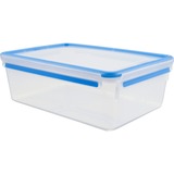Emsa 508547 recipiente per cibo Rettangolare Scatola Trasparente 2 pz, Casella trasparente/Blu, Scatola, Rettangolare, Trasparente, Germania, 230 mm, 328 mm